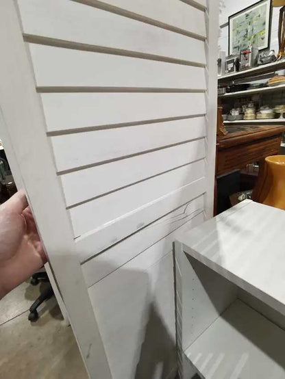Three-Panel White Room Divider - 3 available