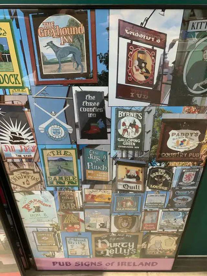 Framed Irish Collection Posters - 6 available, $20 each