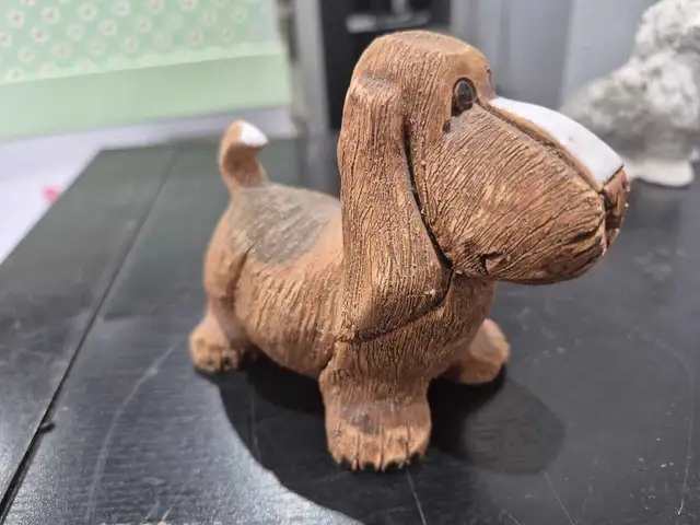 Dog Figurines - Bassett Hound + Sheep Dog