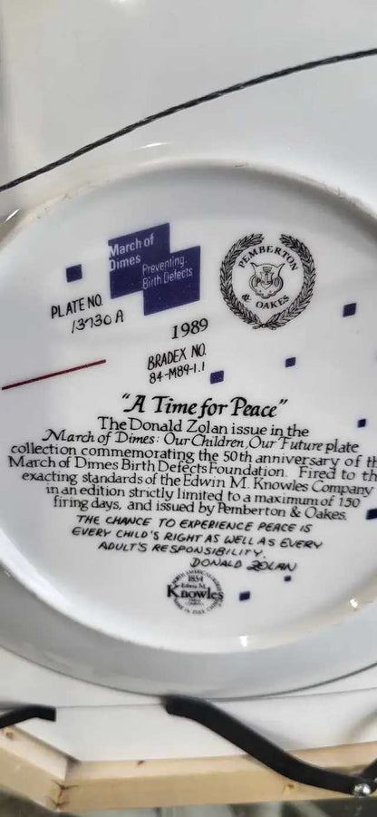 Donald Zolan Collector Plates set of 2