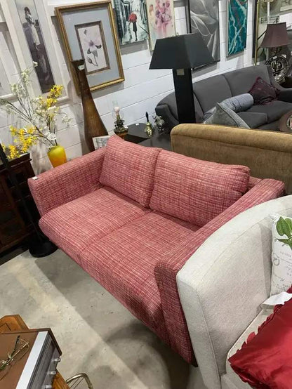 Red IKEA Loveseat Sofa