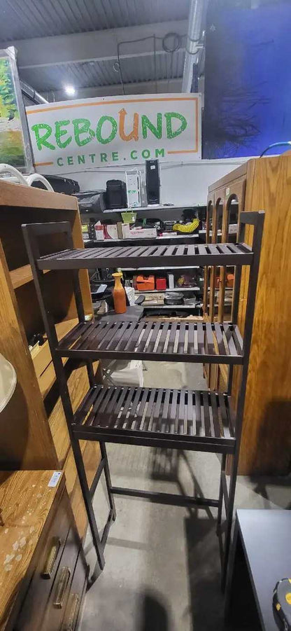 Over-the-Toilet Shelf - Dark Wood