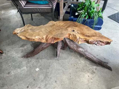 Live Edge Root Coffee Table