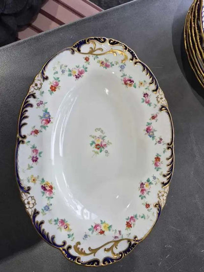 Wedgwood Floral Plates - Set of 9-