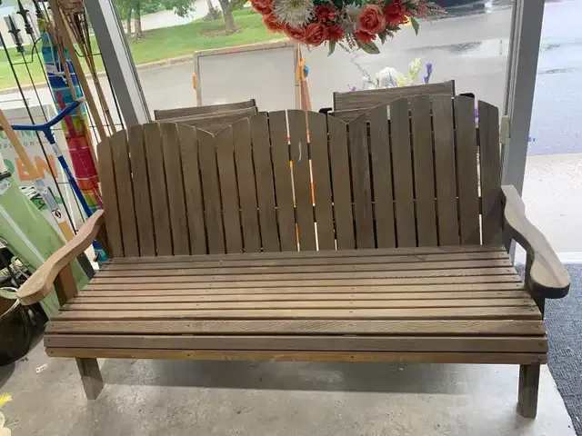 Outdoor Cedar Garden Bench - 2 Available