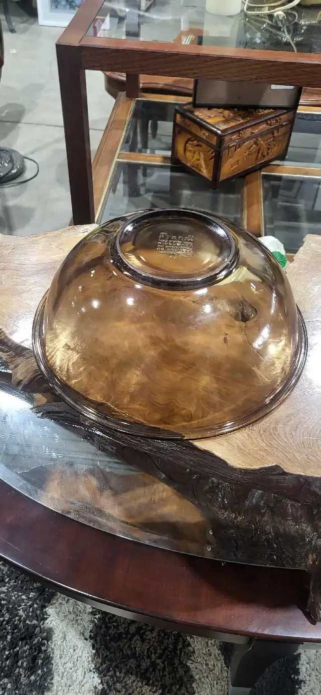 Pyrex Amber Mixing Bowls 2 Available - $20 Each