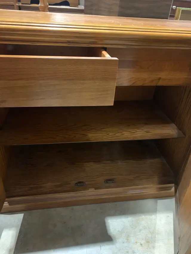 Oak Sideboard Credenza