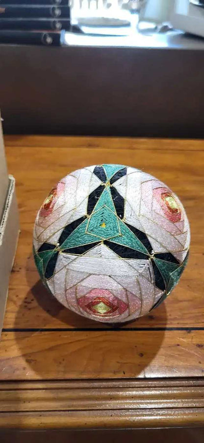 Temari Ball Decorative Ornament 6"