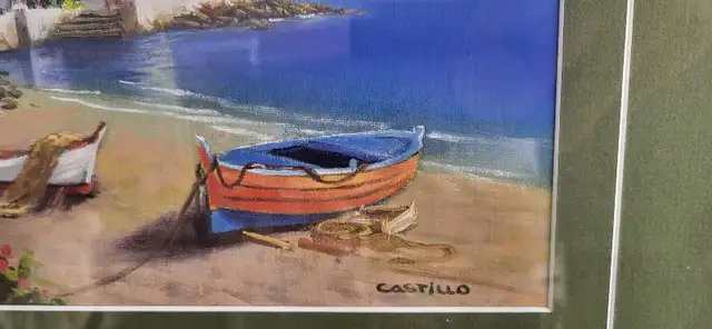 Castillo Framed Coastal Painting