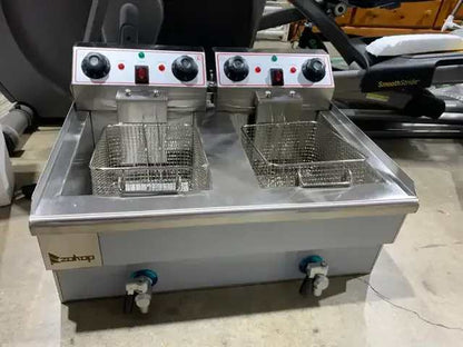 NEW! Zokop Industrial Double Fryer