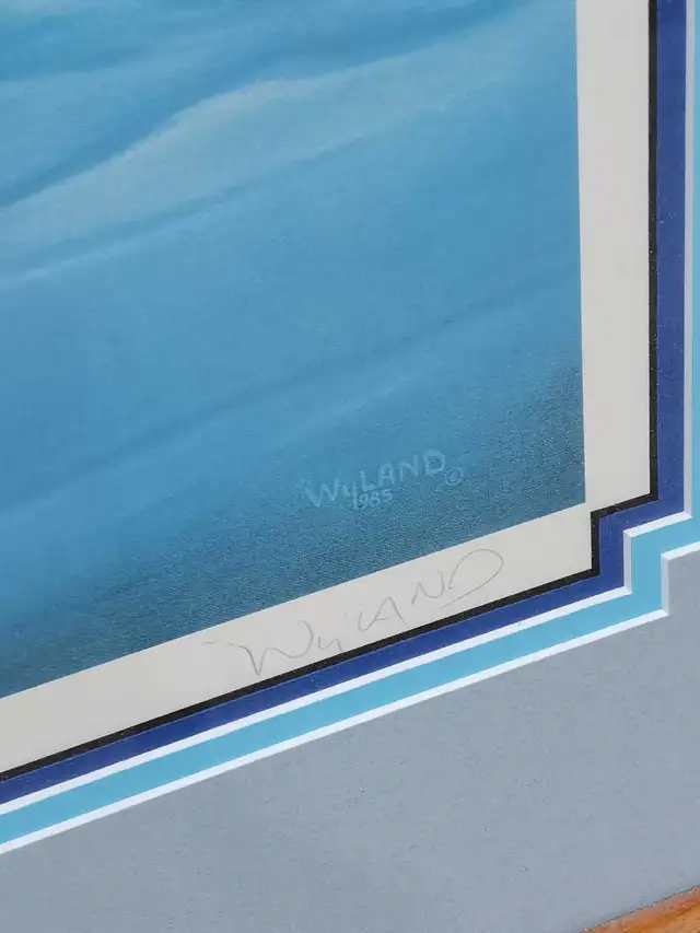Authentic Wyland Orcas Limited Edition Print 1985