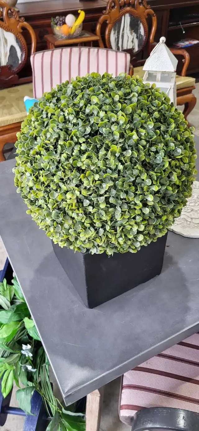 Artificial Boxwood Topiary Ball