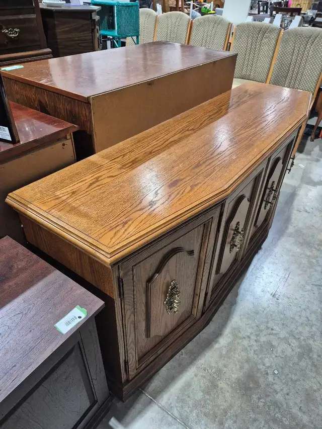 68" Oak Buffet Sideboard