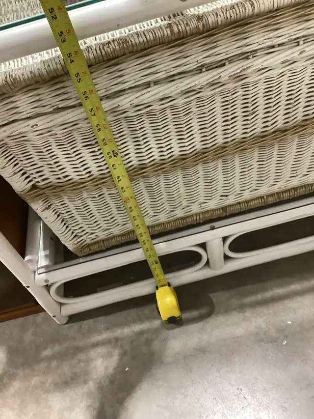 Wicker Shelving Unit