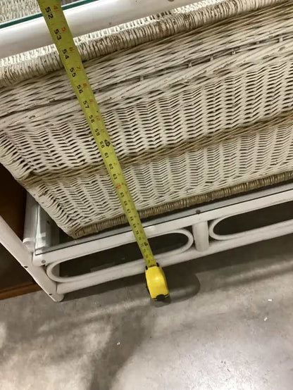 Wicker Shelving Unit