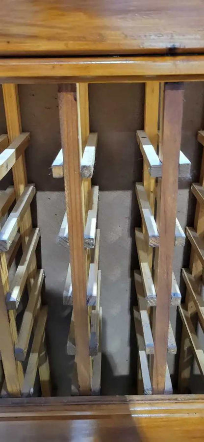 Tall Wooden Wine Rack - Hand Made