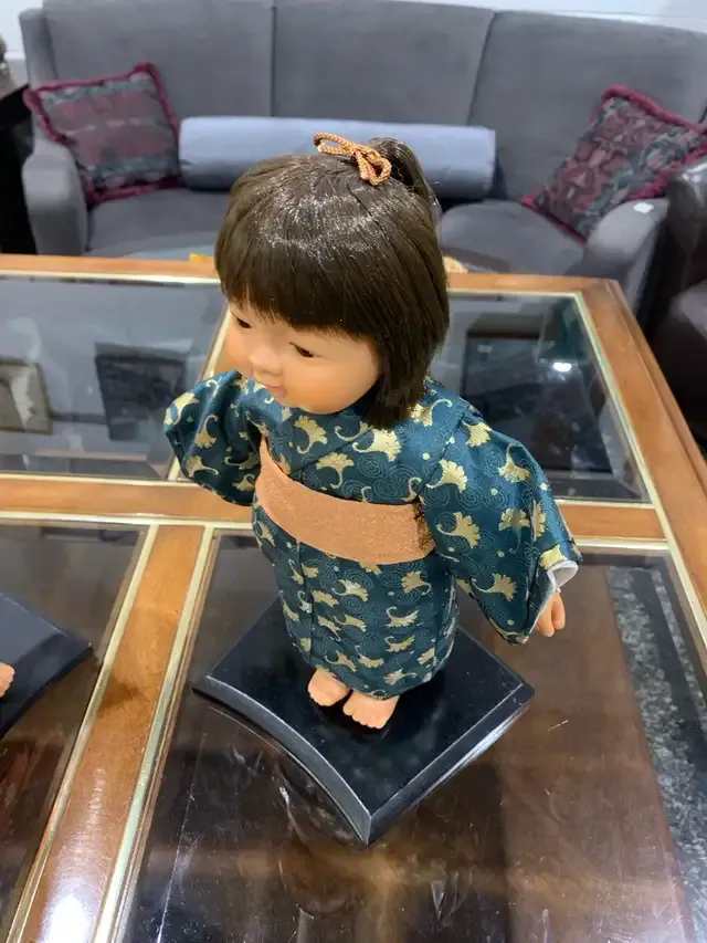 Vintage 1970s Sekiguchi Japanese Ichimatsu Geisha Dolls