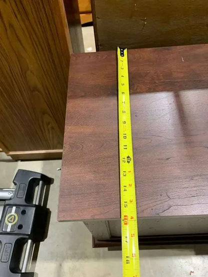 Media Console Table with Butterfly Doors