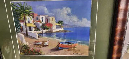 Castillo Framed Coastal Painting