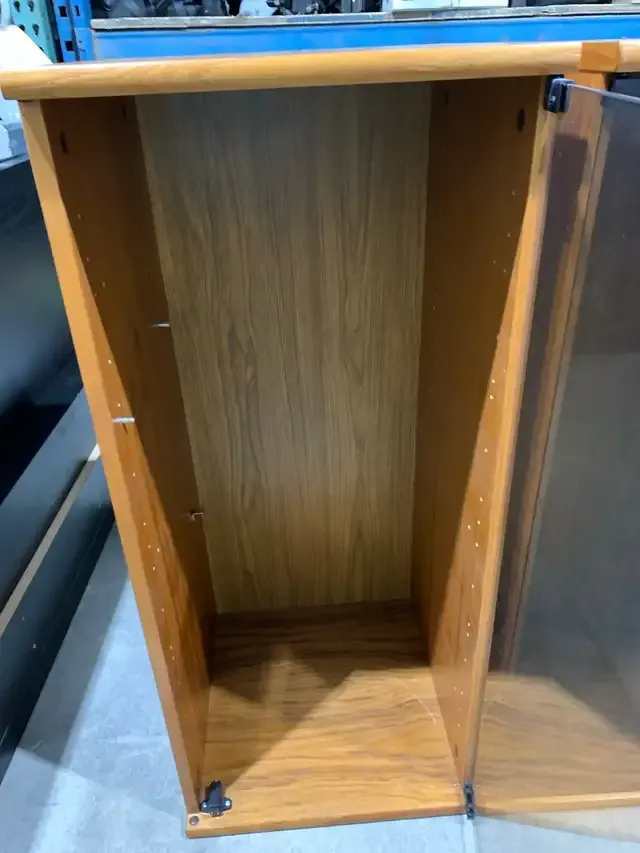 Wooden Display Cabinets - 2 Available