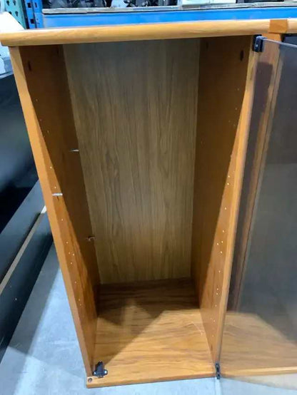 Wooden Display Cabinets - 2 Available