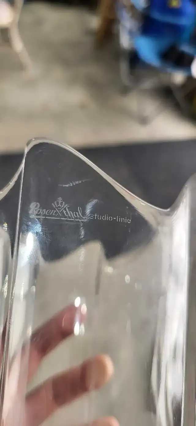 Rosenthal Studio-Linie Crystal Glass Vase