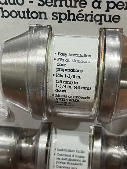 Fix It! Ball Knob & Deadbolt Lockset Combo Pack