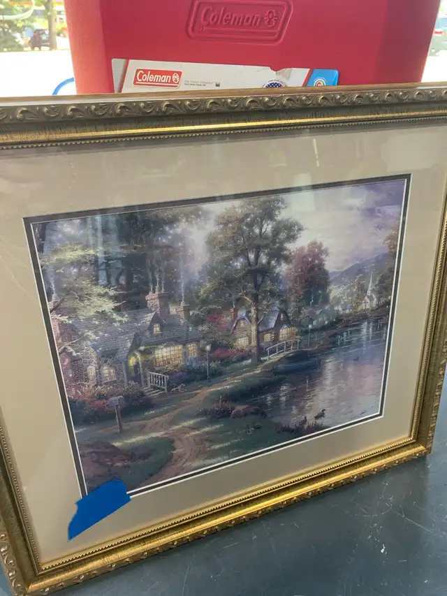 Thomas Kinkade Framed Print