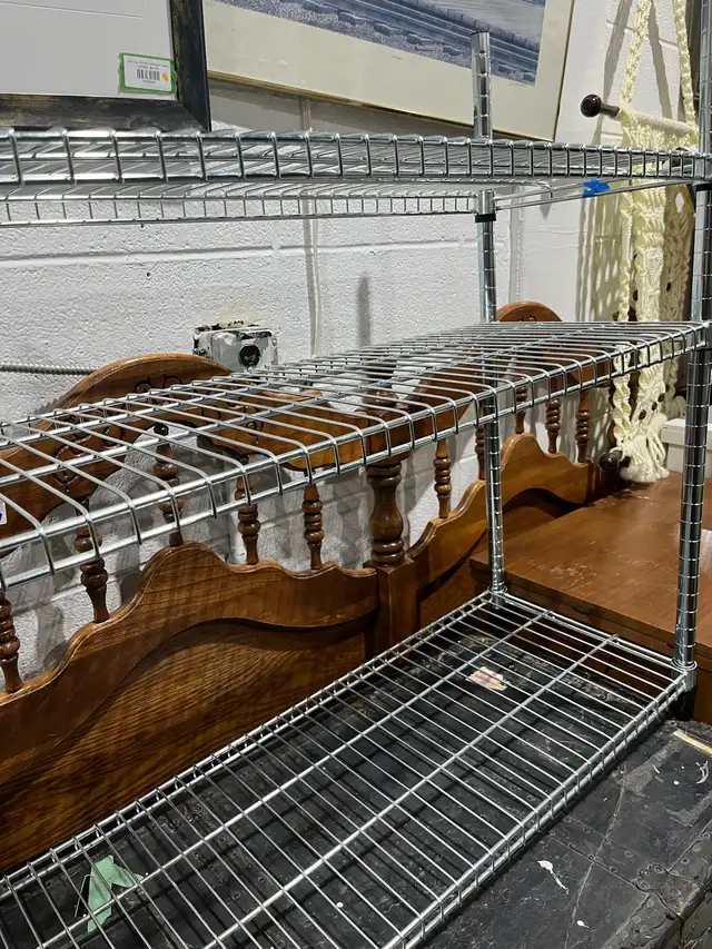 Chrome Wire Shelving Unit