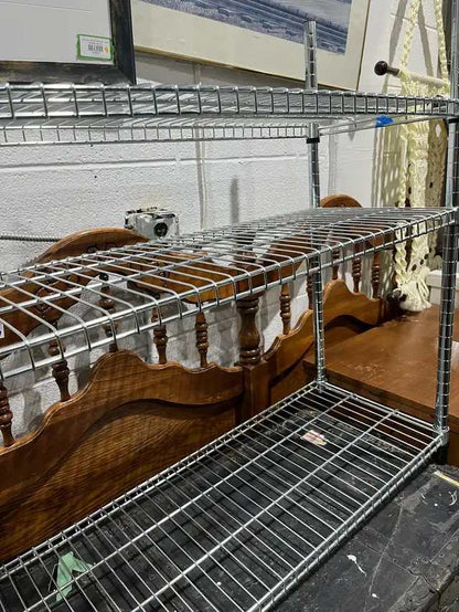 Chrome Wire Shelving Unit