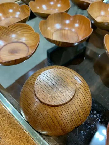 Wooden Flower Shaped Bowls - Set of 11