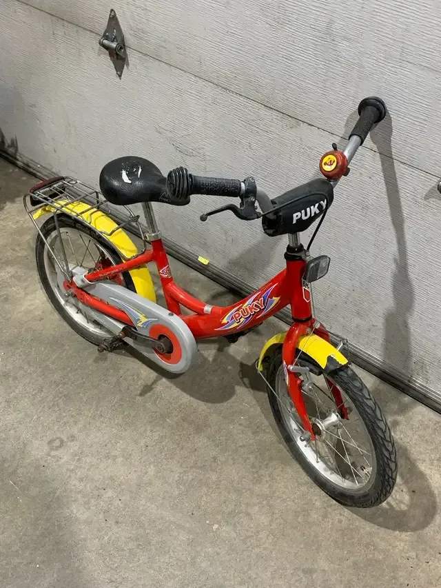 Children’s Red and Yellow Bicycle
