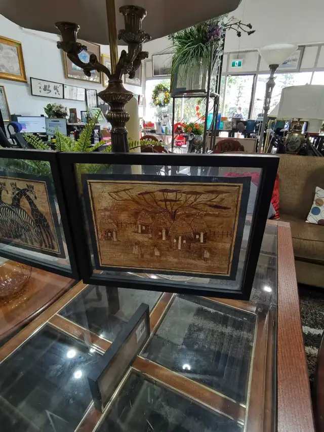 African Art Framed Prints (set)