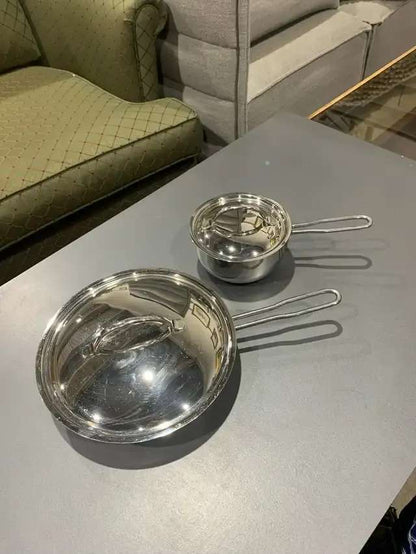 Lagostina Stainless Steel Pan Set of 2