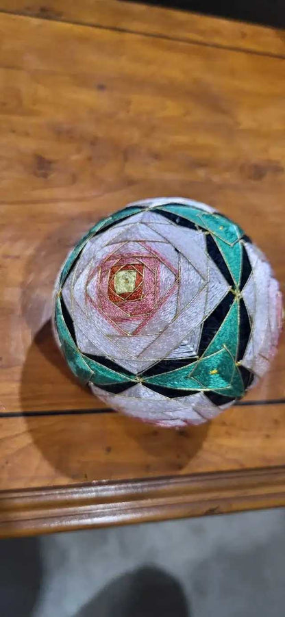 Temari Ball Decorative Ornament 6"