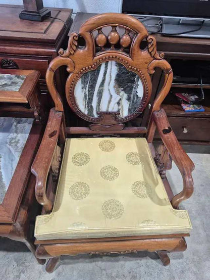 Chinese Marble Accent 3 Piece Set