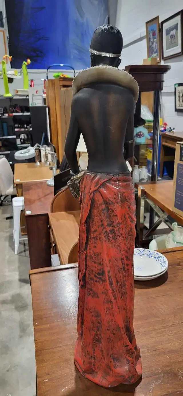 Decorative African Woman Figurine 77cm