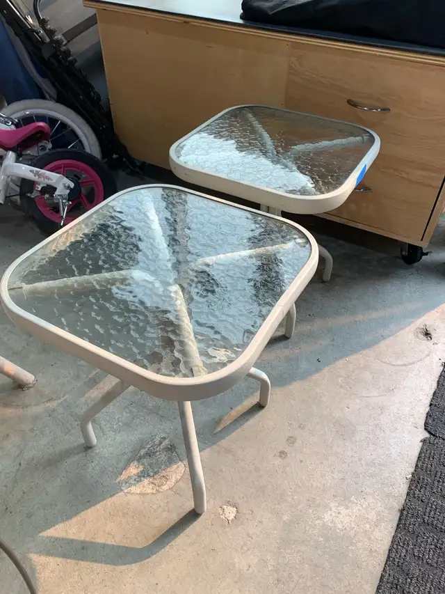 Metal Side Tables (set)