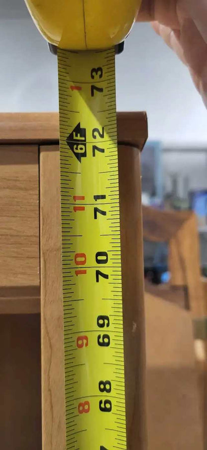 Tall Light Wood Bookcase - 5 Shelf