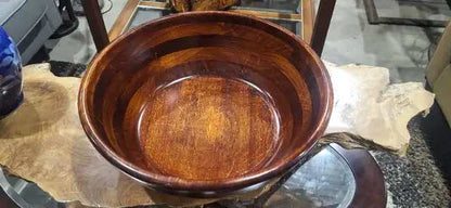 Large Wooden Serving Bowl 17 Inches