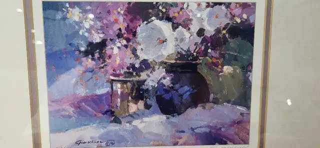 Ted Goerschner Floral Print 13x11