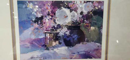 Ted Goerschner Floral Print 13x11