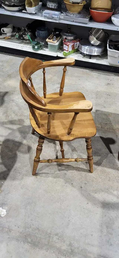 Solid Wood Captain Chair