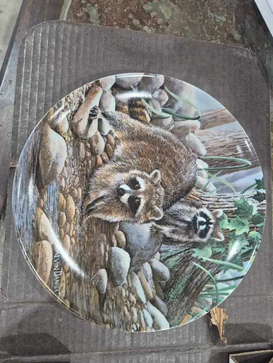 Edwin M. Knowles The Raccoon Plate