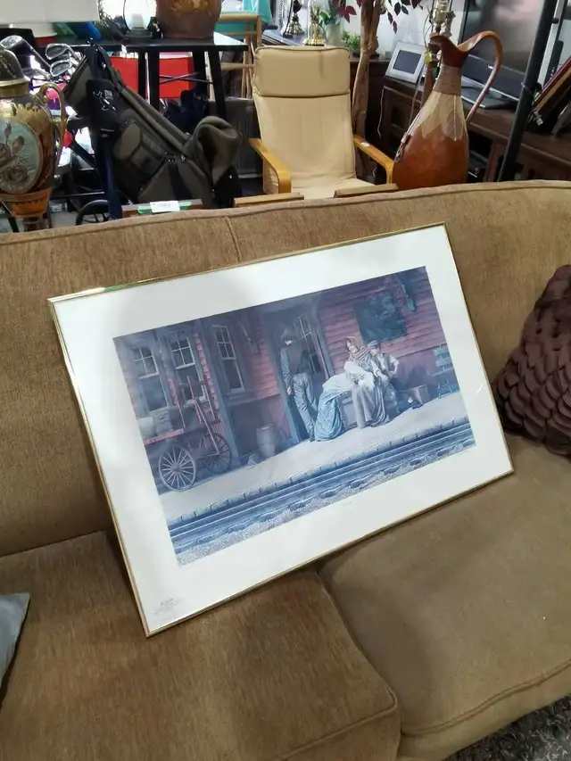 The Arrival Canadian Pacific Railway Print