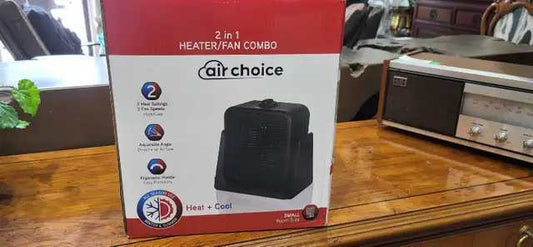 Air Choice 2 in 1 Heater and Fan Combo