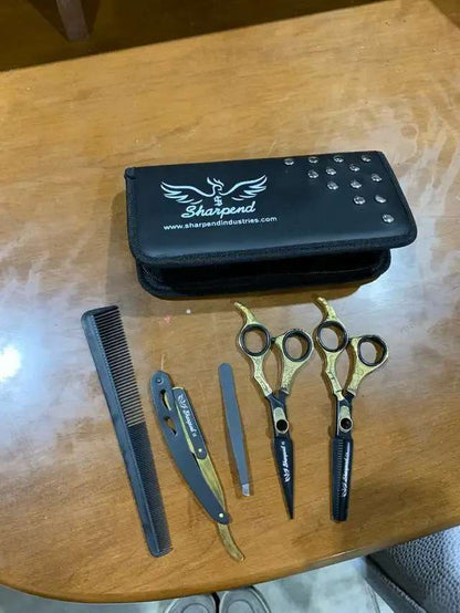 Sharpend hair scissor kit