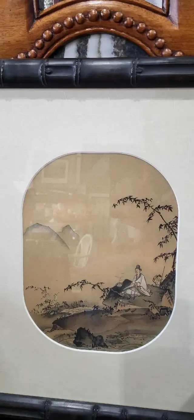 Asian Inspired Framed Landscape Print