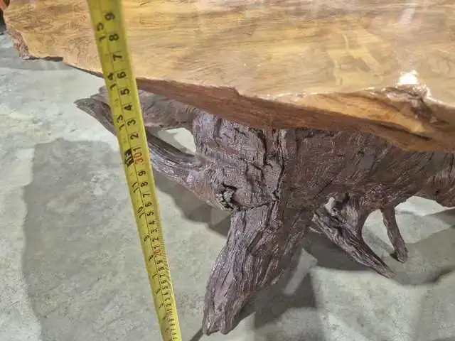 Root Coffee Table - Live Edge