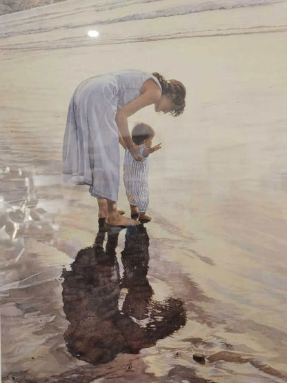 Steve Hanks In Mother's Arms Framed Print ( 2 available )